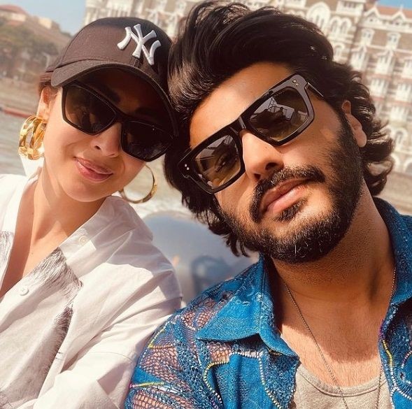 Malaika Arora and  Arjun Kapoor.(photo:instagram)